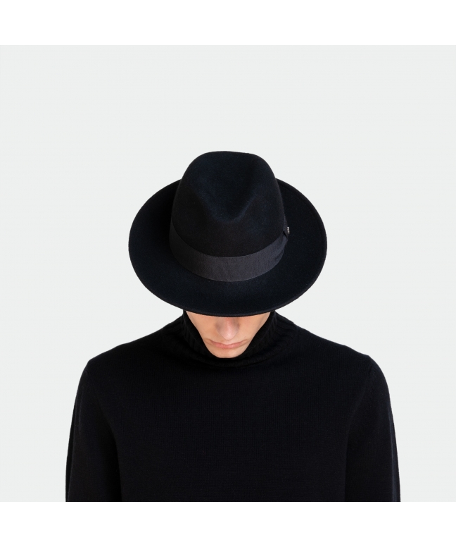 Men's Fedora Felt Hat Classic MAN with Grosgrain