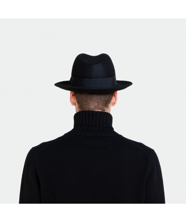Men's Fedora Felt Hat Classic MAN with Grosgrain