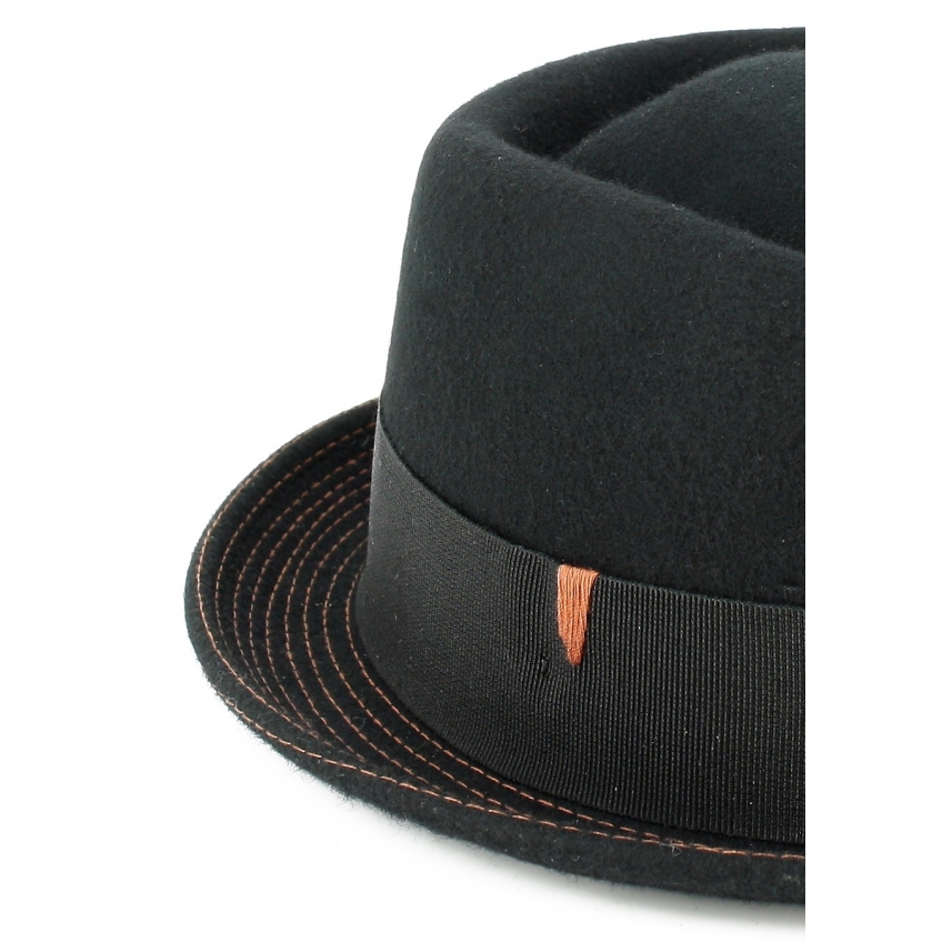 Cappello in feltro Uomo modello pork pie Made in Italy