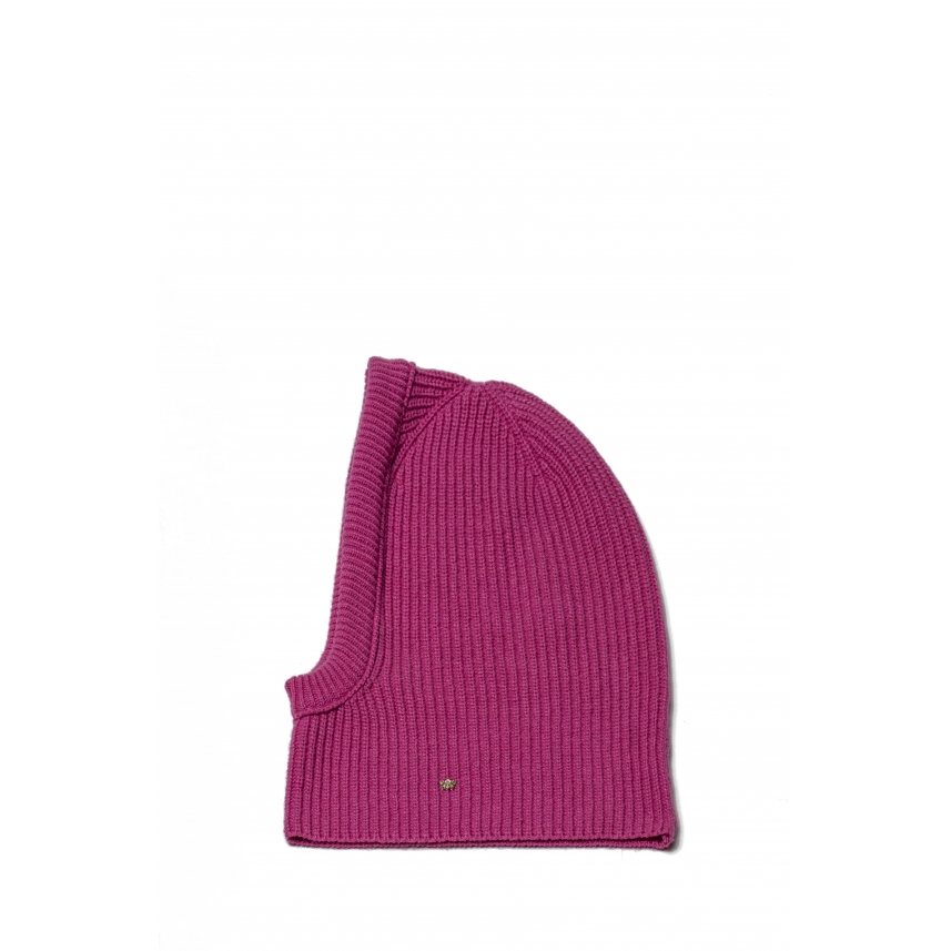 Kagoule ribbed balaclava with piping made in Italy