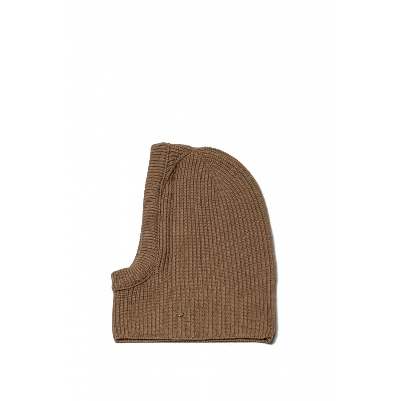Kagoule ribbed balaclava with piping made in Italy