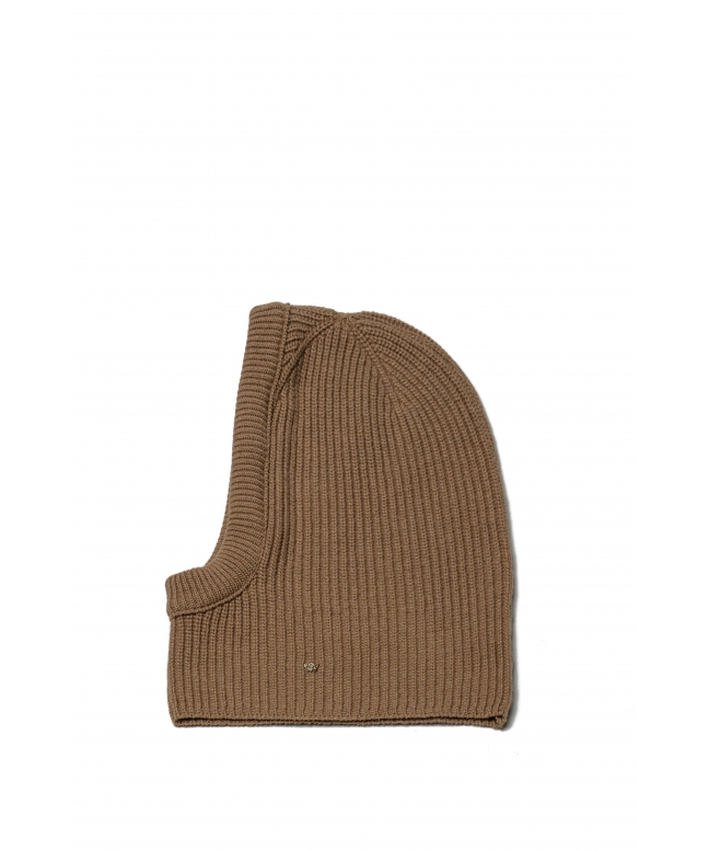 Kagoule ribbed balaclava with piping made in Italy