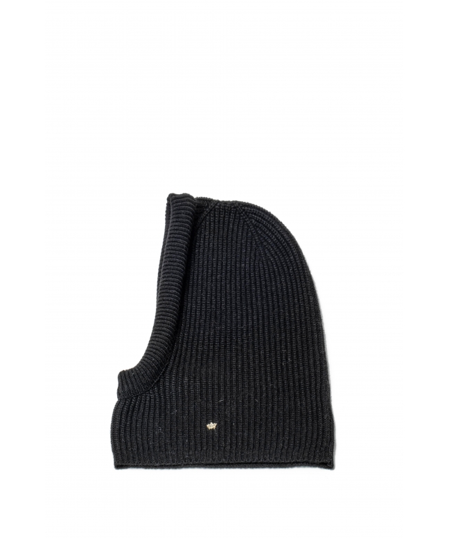 Kagoule ribbed balaclava with piping made in Italy