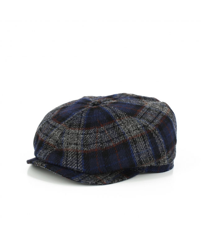 Men's British tweed wool cap hat Made in Italy