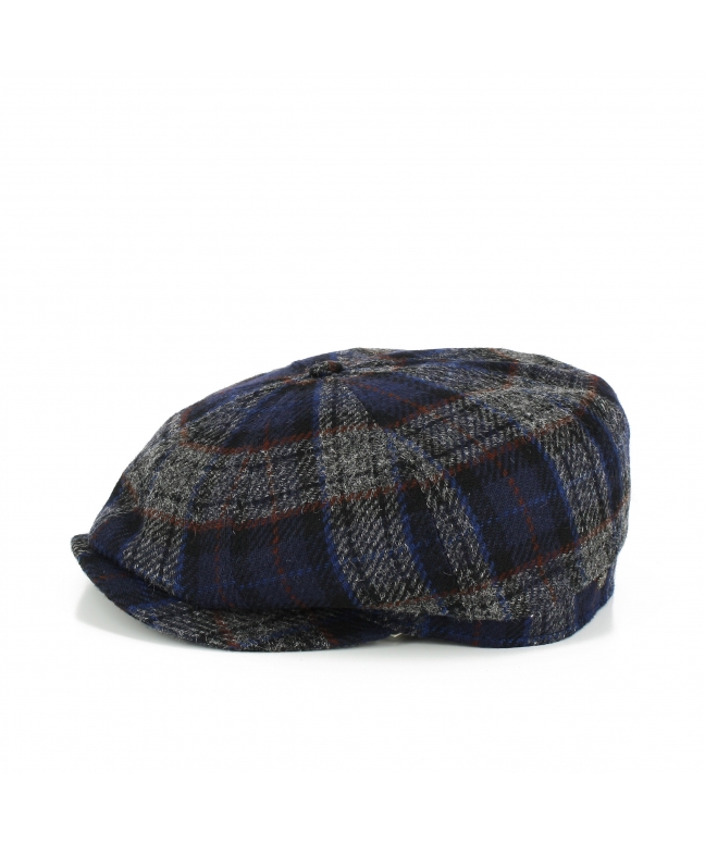 Men's British tweed wool cap hat Made in Italy