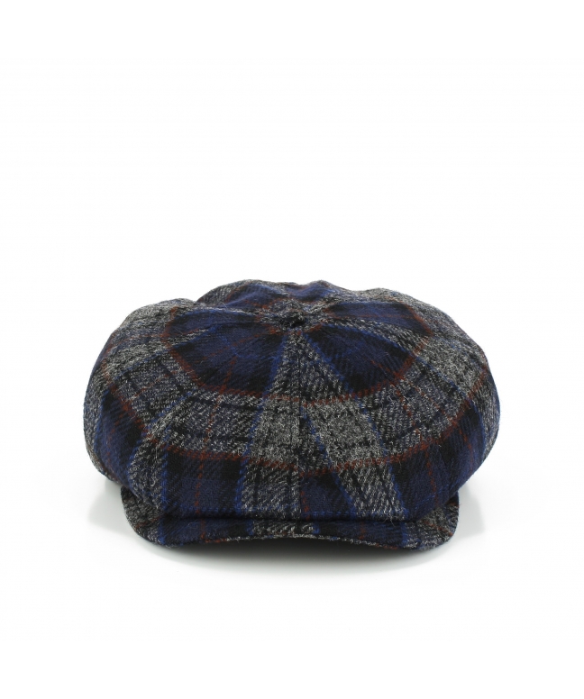 Men's British tweed wool cap hat Made in Italy