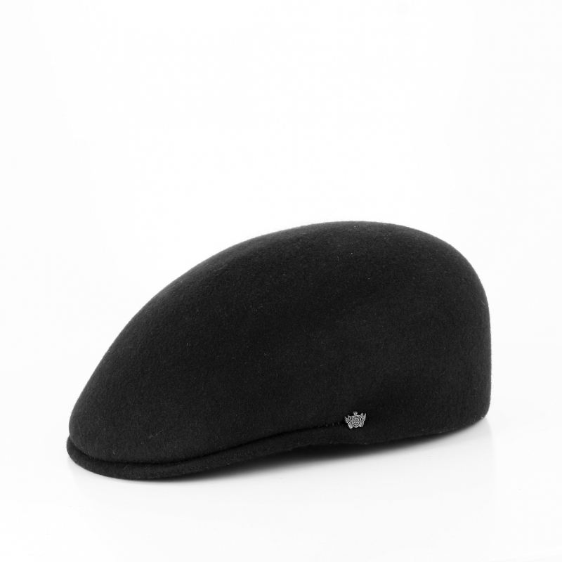 Men's gatsby flat cap shaped felt hat MADE IN ITALY