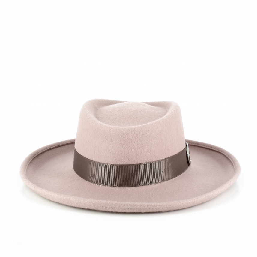 Women's felt hat New shape with ring strap