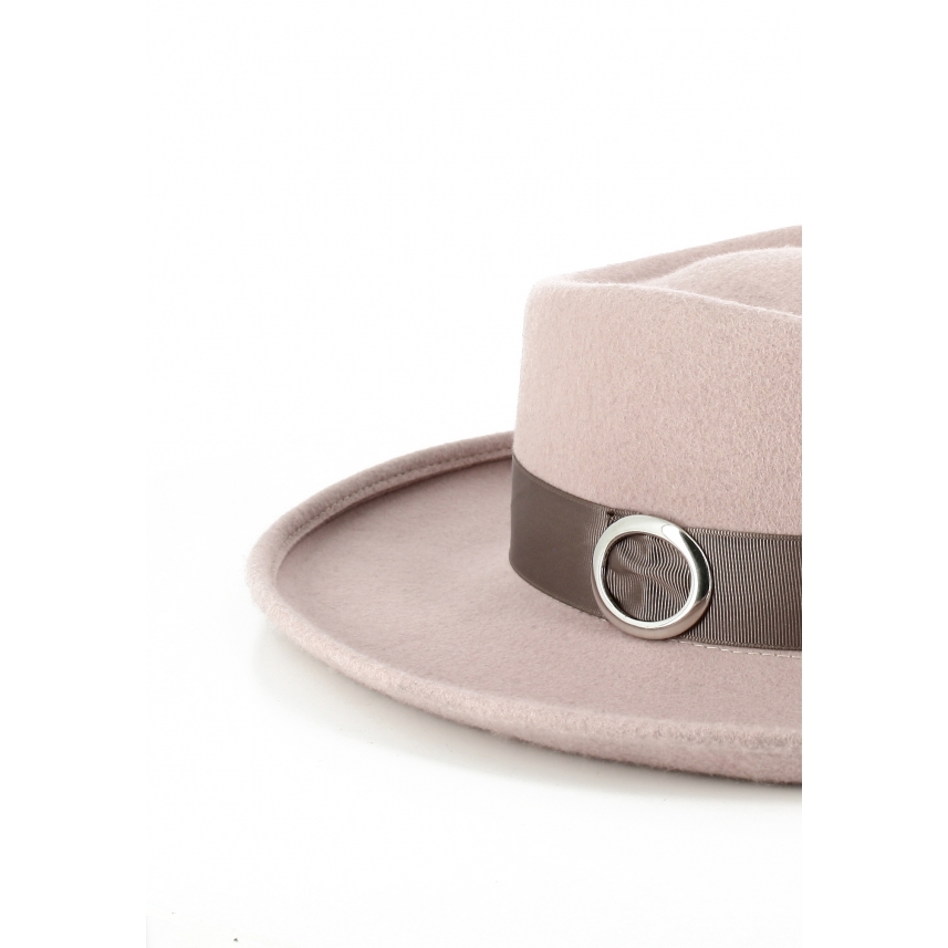 Women's felt hat New shape with ring strap