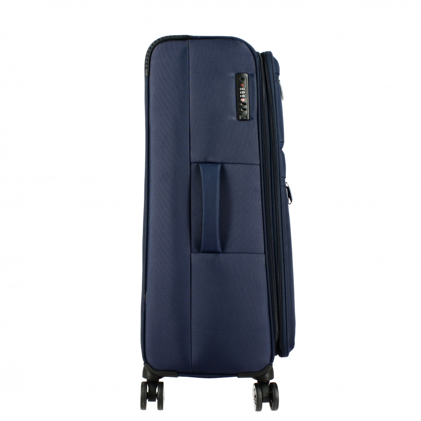 Soft travel trolley NAVIGARE suitcase SOFT line 8 wheels