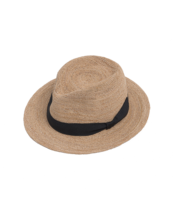 Cappello in rafia naturale extra-fino