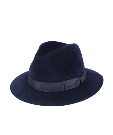 Men's Felt Hat in 100% Lapin Made in Italy Hare Fur