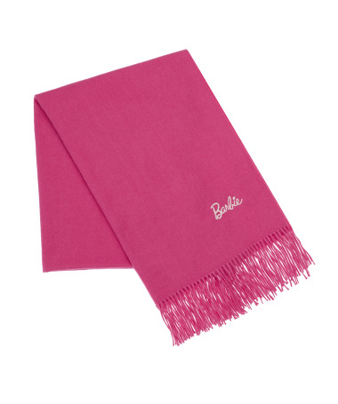 Sciarpa invernale con ricamo BARBIE