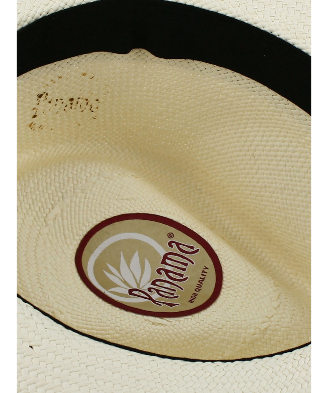 Original men's PANAMA hat branded by fire