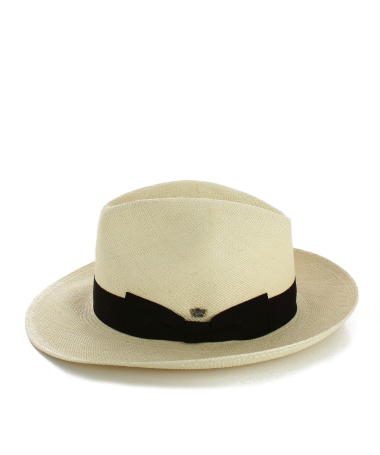 Original men's PANAMA hat branded by fire MADE in ITALY