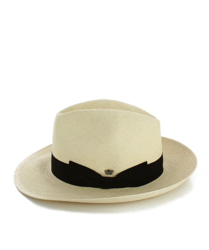 Original Herren Panamahut mit Brandzeichen Italien hut