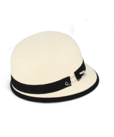 Cappello donna Baseball-cap paglia carta moda Made in Italy