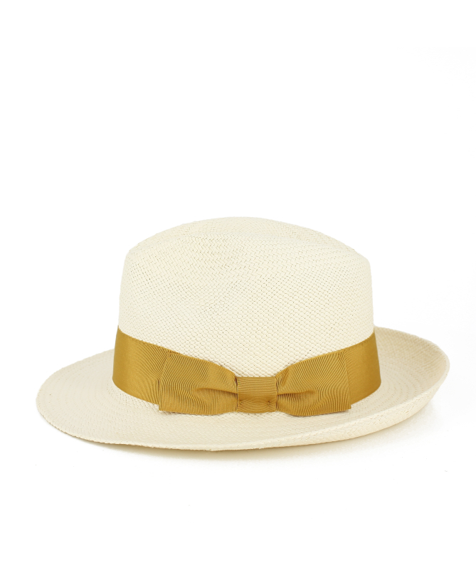 Classic Panama men's hat handwoven in Ecuador