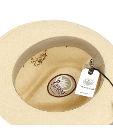 Classic Panama men's hat handwoven in Ecuador