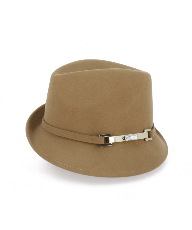 Alpine felt hat asymmetrical wing Made in Italy