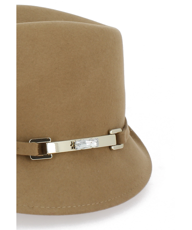 Alpine felt hat asymmetrical wing Made in Italy