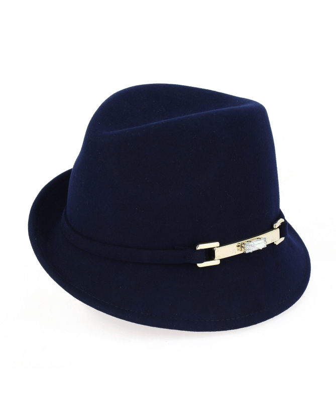 Cappello Alpino in feltro ala asimmetrica Made in Italy