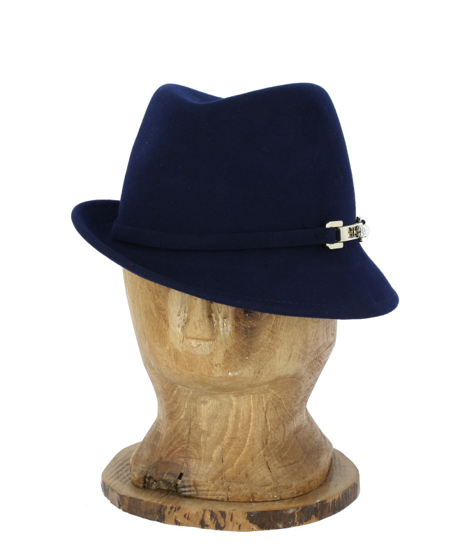 Cappello Alpino in feltro ala asimmetrica Made in Italy
