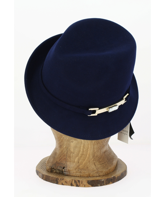 Cappello Alpino in feltro ala asimmetrica Made in Italy