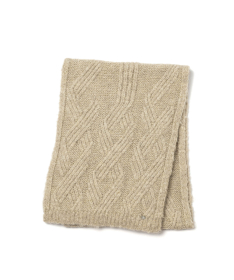 Wool Blend Beanie and Scarf Set Made in Italy