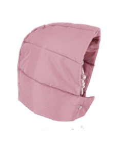 Women's padded quilted hat scarf hood kagoule