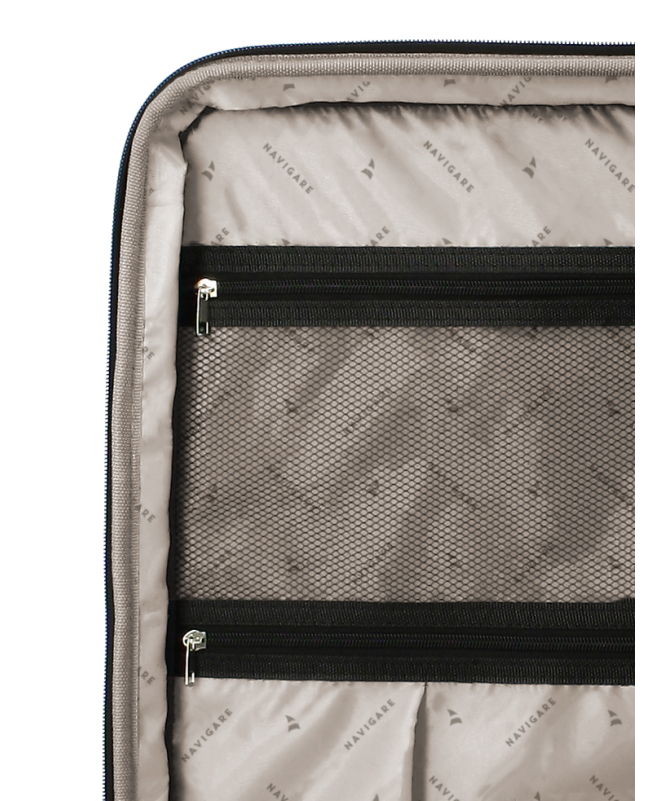 Rigid travel trolley NAVIGARE suitcase Rough 20'' 8 wheels ESP