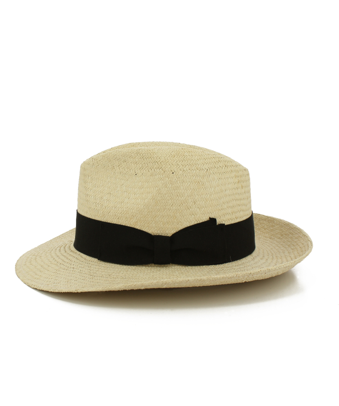 Men's classic Fedora hat 100% soft straw