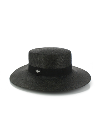 Panama hat made in Italy with a minimal wide brim