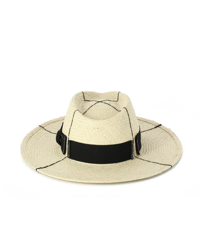 Original hand-finished men's straw hat Made in Italy