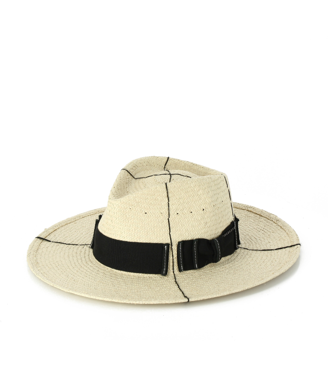 Original hand-finished men's straw hat Made in Italy