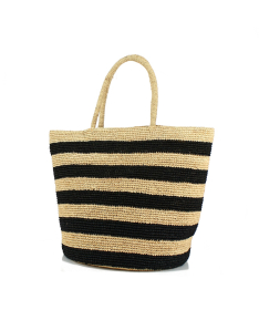 Raffia bag made in Italy combined with a Capri-style hat