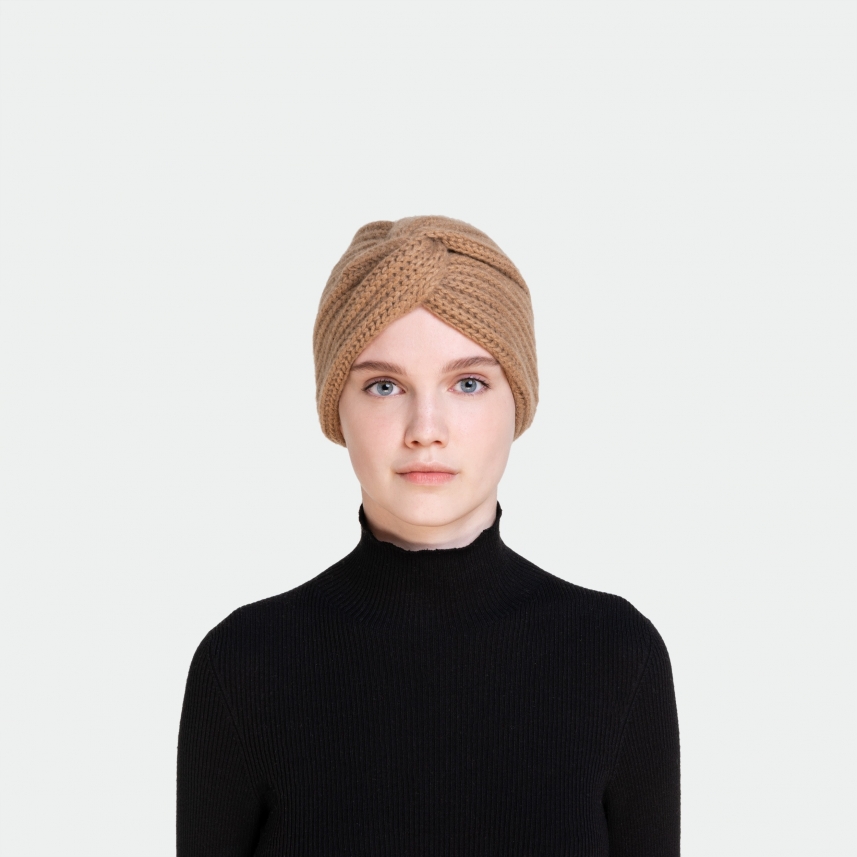 Women's Cashmere Knitted Headband Made in Italy