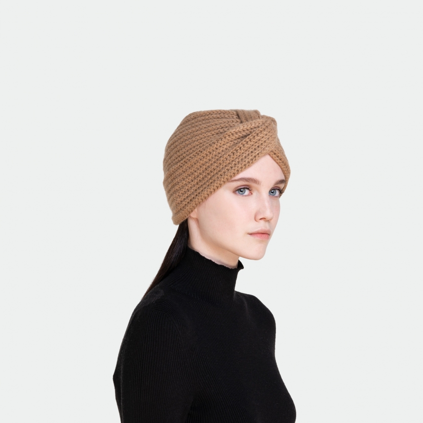 Women's Cashmere Knitted Headband Made in Italy