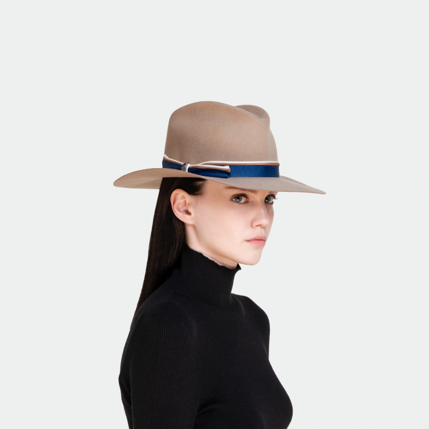 Cappello donna vonbaur con piping