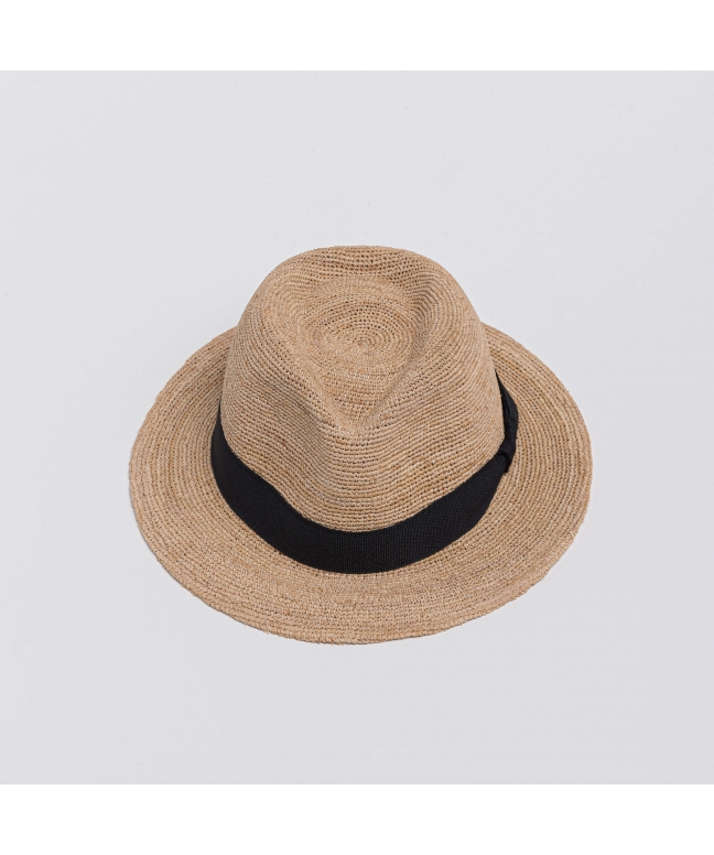 Cappello in rafia naturale extra-fino