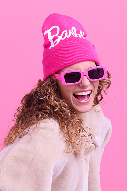 cuffia con risvolto Barbie